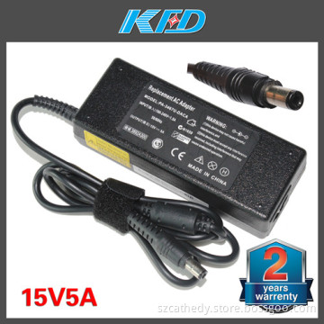Laptop Accessories AC Charger 15V5a 75W for Toshiba Laptop Adapter